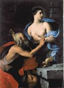 Giovanni Domenico Cerrini Carita Romana France oil painting artist